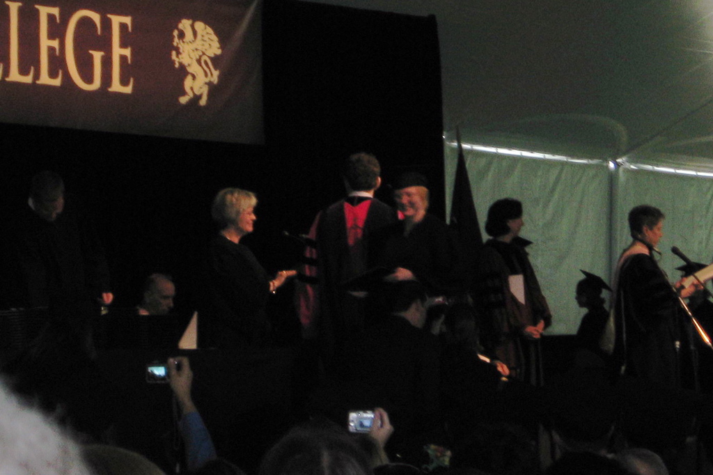 Eira Receives Diploma