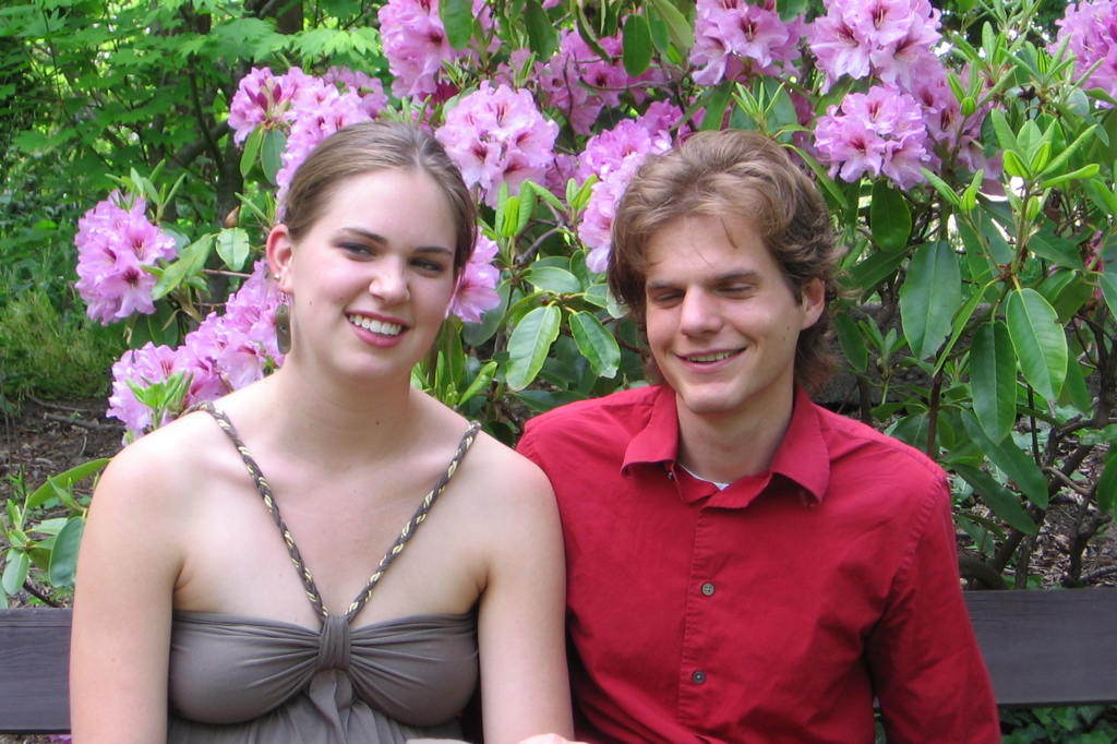 Maddy and Nick by Flowers 4
