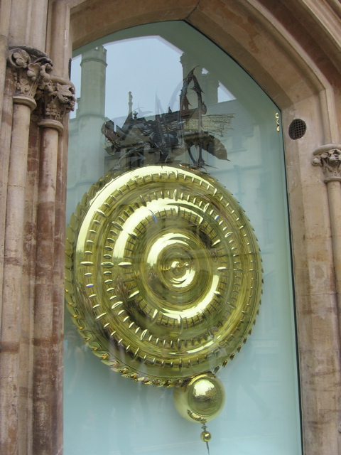 Grasshopper Escapement on the Corpus Clock