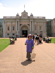 Anne before the National Maritime Museum