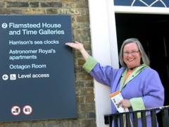 Plaque at the Royal Observatory--Note HARRISON!