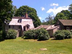 The "Old Manse" where Emerson and Nathaniel Hawthorne lived.